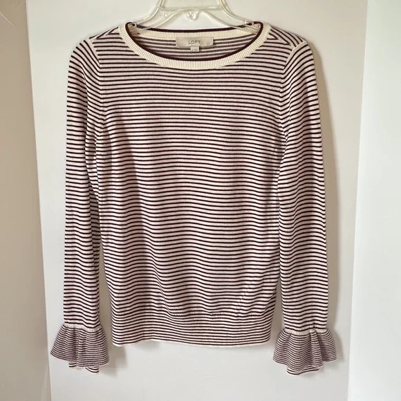 Loft Women's Small Sweater with bell sleeves - Picture 2 of 7